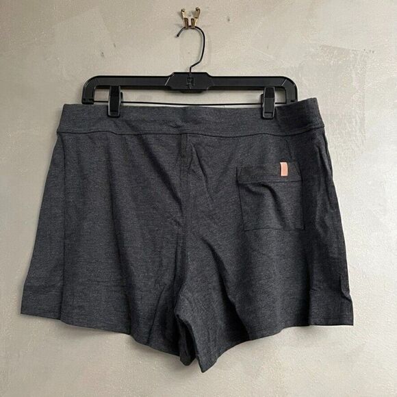 Lunya Restore Short Set 2 pc Long Sleeve Mercurial Gray Heather - Picture 8 of 9